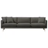 Fredericia Calmo sofa 80, 3-seater, lacquered oak - Sunniva 173