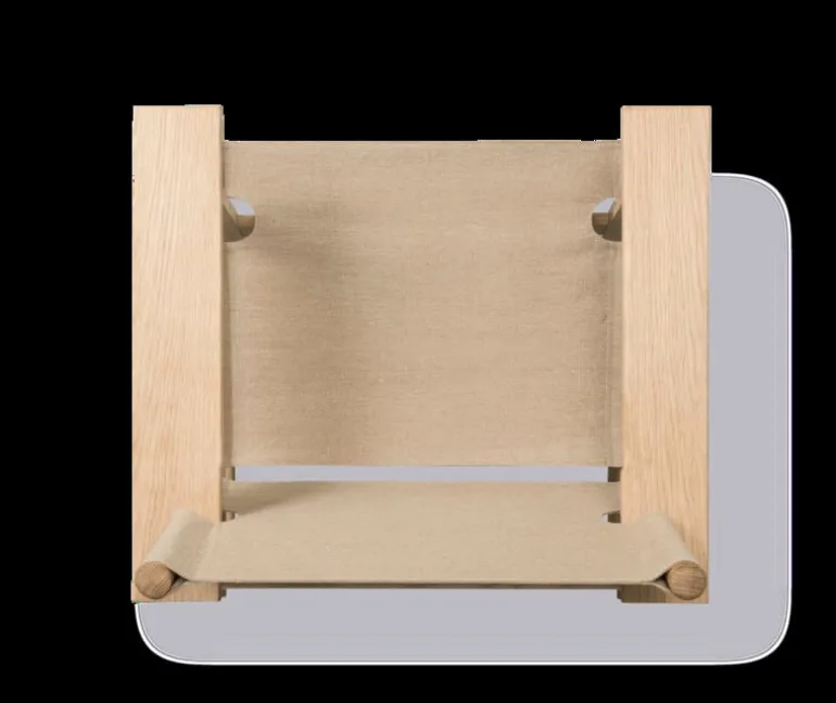 Fredericia Canvas chair, soaped oak - natural canvas