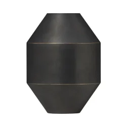 Fredericia Hydro vase, 15 cm, black brass