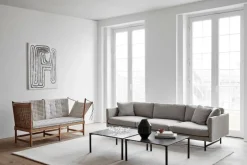 Fredericia Hydro vase, 22,5 cm, black brass