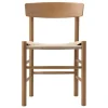 Fredericia J39 Mogensen chair, vintage lacquered beech - paper cord