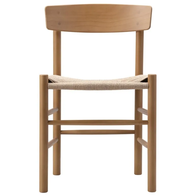 Fredericia J39 Mogensen chair, vintage lacquered beech - paper cord