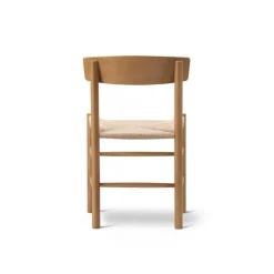 Fredericia J39 Mogensen chair, vintage lacquered beech - paper cord