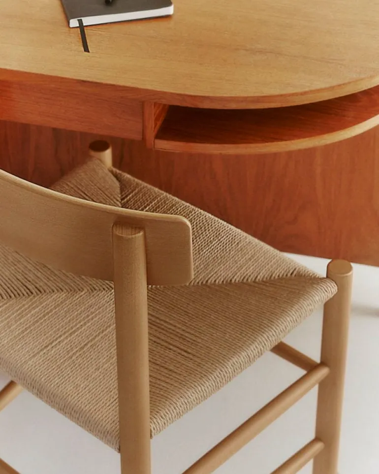Fredericia J39 Mogensen chair, vintage lacquered beech - paper cord