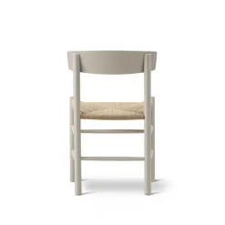 Fredericia J39 Mogensen chair, pebble grey - paper cord