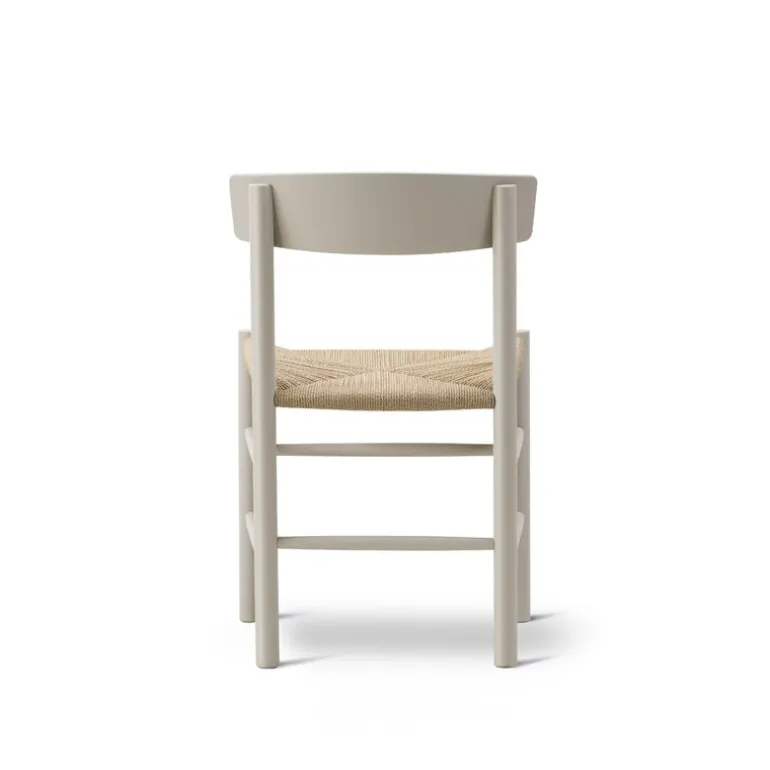 Fredericia J39 Mogensen chair, pebble grey - paper cord