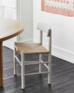 Fredericia J39 Mogensen chair, pebble grey - paper cord