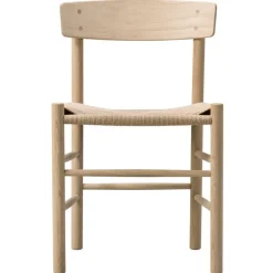 Fredericia J39 Mogensen chair, soaped oak - paper cord