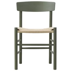 Fredericia J39 Mogensen chair, khaki green - paper cord