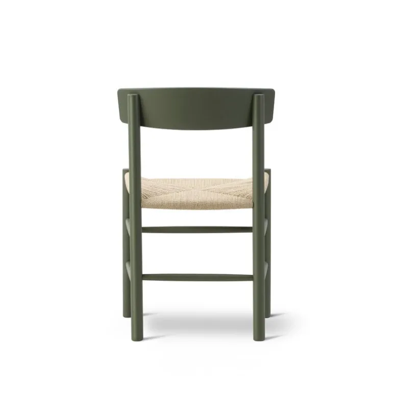 Fredericia J39 Mogensen chair, khaki green - paper cord