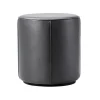 Fredericia Mono pouf 39 cm, black leather