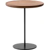 Fredericia Pal table, 44 cm, black steel - oiled walnut