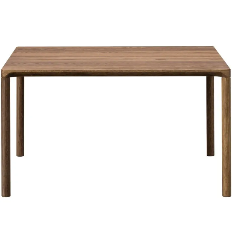 Fredericia Piloti coffee table, 75 x 75 cm, smoked oak