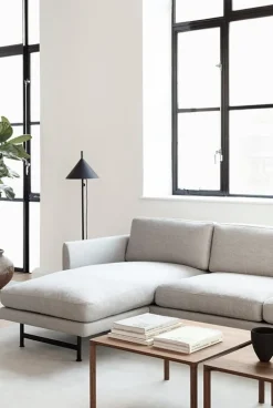 Fredericia Piloti coffee table, 75 x 75 cm, smoked oak