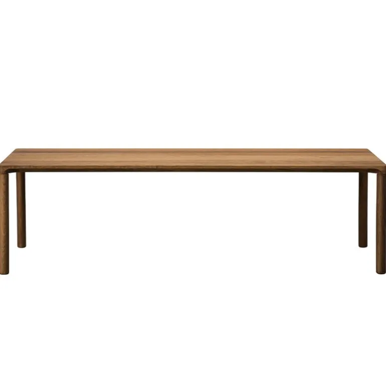 Fredericia Piloti coffee table, 120 x 39 cm, smoked oak