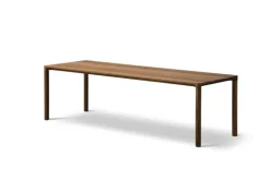Fredericia Piloti coffee table, 120 x 39 cm, smoked oak