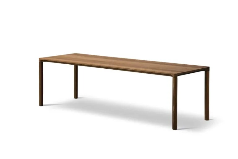 Fredericia Piloti coffee table, 120 x 39 cm, smoked oak