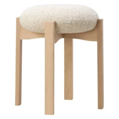 Fredericia Pioneer stool, lacquered oak - beige Zero 0001