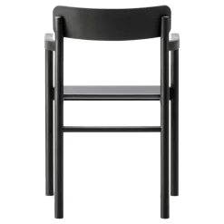 Fredericia Post armchair, black lacquered oak