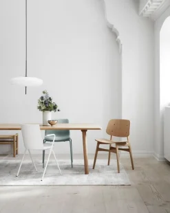 Fredericia Søborg chair 3050, wood base, lacquered oak