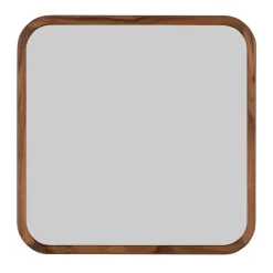 Fredericia Silhouette mirror, 70 x 70 cm, oiled walnut