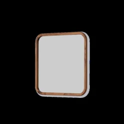 Fredericia Silhouette mirror, 70 x 70 cm, oiled walnut