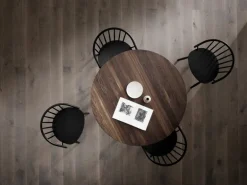 Fredericia Taro dining table, round 120 cm, smoked oak