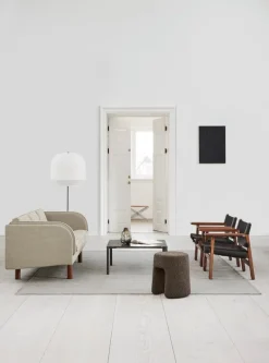 Fredericia The Spanish Chair, black leather - oiled walnut