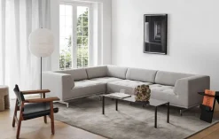 Fredericia The Spanish Chair, black leather - oiled walnut