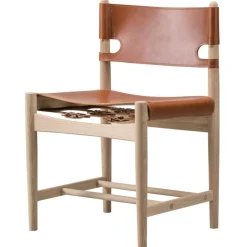 Fredericia The Spanish Dining Chair, cognac leather - soaped oak