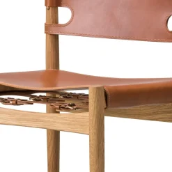 Fredericia The Spanish Dining Chair, cognac leather - oiled oak