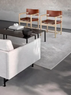 Fredericia The Spanish Dining Chair with armrests, cognac leather - soaped