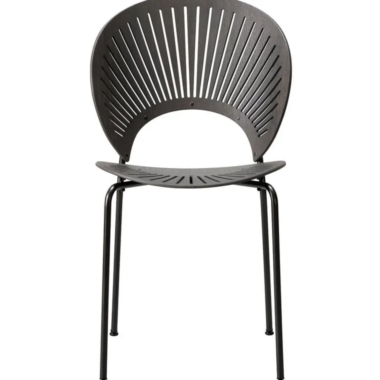 Fredericia Trinidad chair, grey stained and lacquered oak - flint