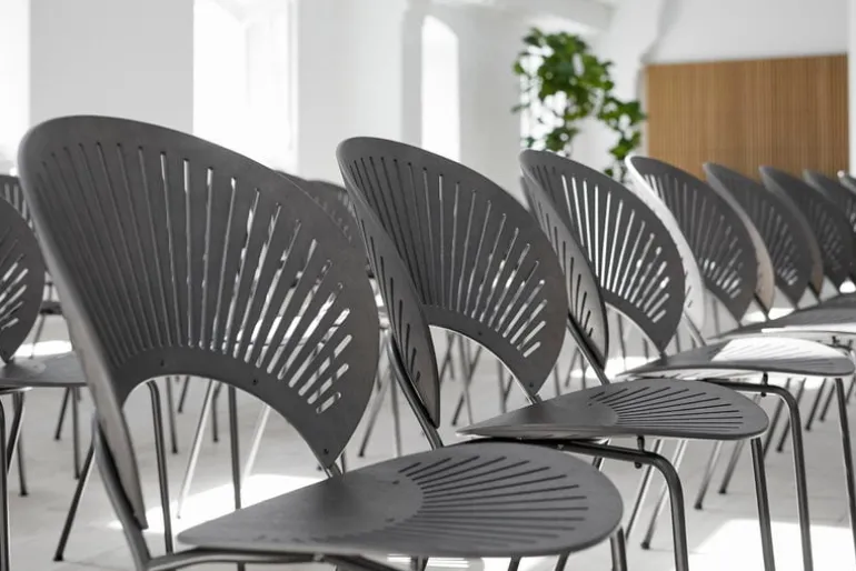 Fredericia Trinidad chair, grey stained and lacquered oak - flint