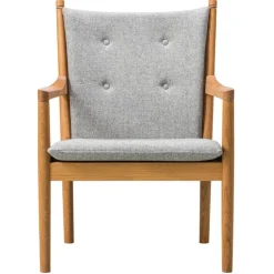 Fredericia Wegner 1788 easy chair, oiled oak - Hallingdal65 130