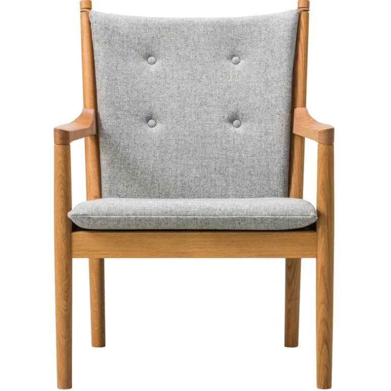 Fredericia Wegner 1788 easy chair, oiled oak - Hallingdal65 130
