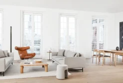 Fredericia Wegner Ox chair, brushed chrome - cognac leather