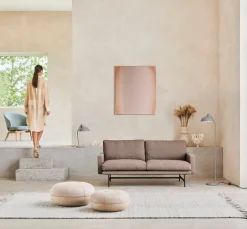 Fritz Hansen CM Pouf, large, beige