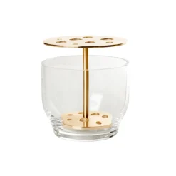 Fritz Hansen Ikebana vase, small, brass