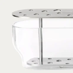 Fritz Hansen Ikebana vase, long, steel