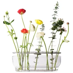 Fritz Hansen Ikebana vase, long, steel