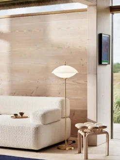 Fritz Hansen Utzon stool, oiled beech