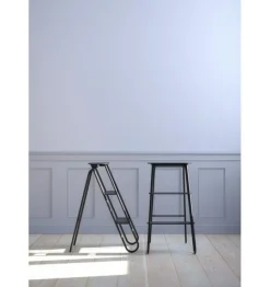 Frost Bukto step ladder, 3-steps, black