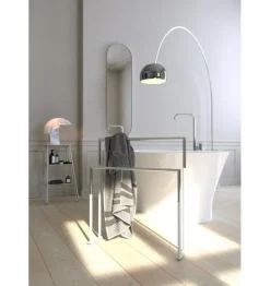 Frost Bukto step ladder, 3-steps, white