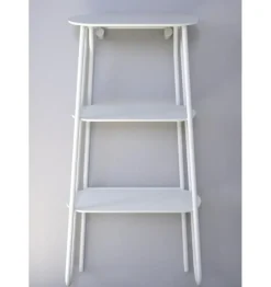 Frost Bukto step ladder, 3-steps, white