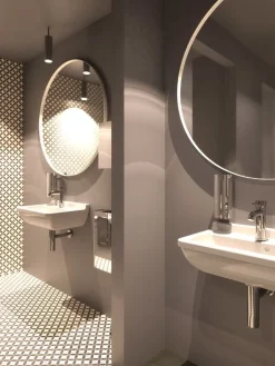 Frost Nova2 soap and disinfectant dispenser, touch-free, brushed steel