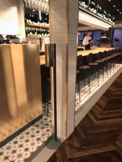 Frost Nova2 soap and disinfectant dispenser, touch-free, brushed steel