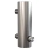 Frost Nova2 soap dispenser 3, wall-mounted, brushed steel