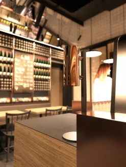 Frost Nova2 table dispenser stand, matt black