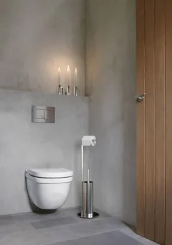 Frost Nova2 toilet brush 8, combi, polished steel